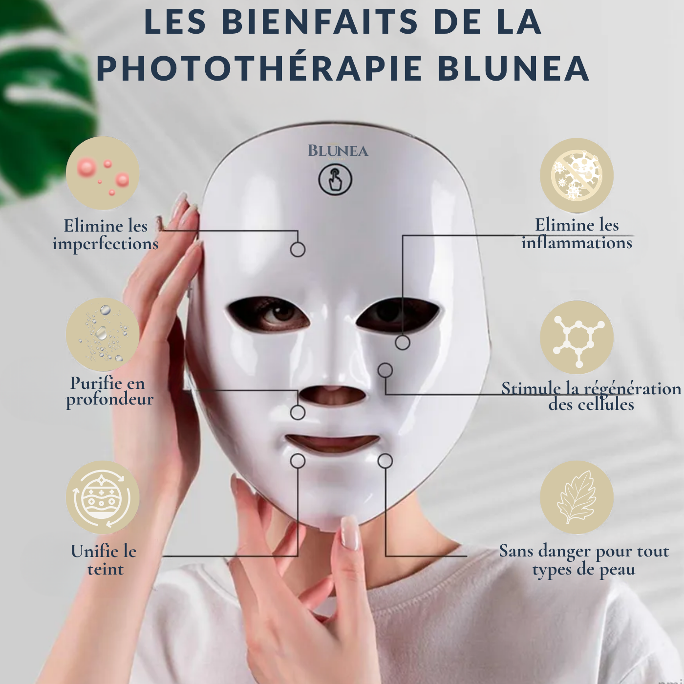 Masque Led Blunea