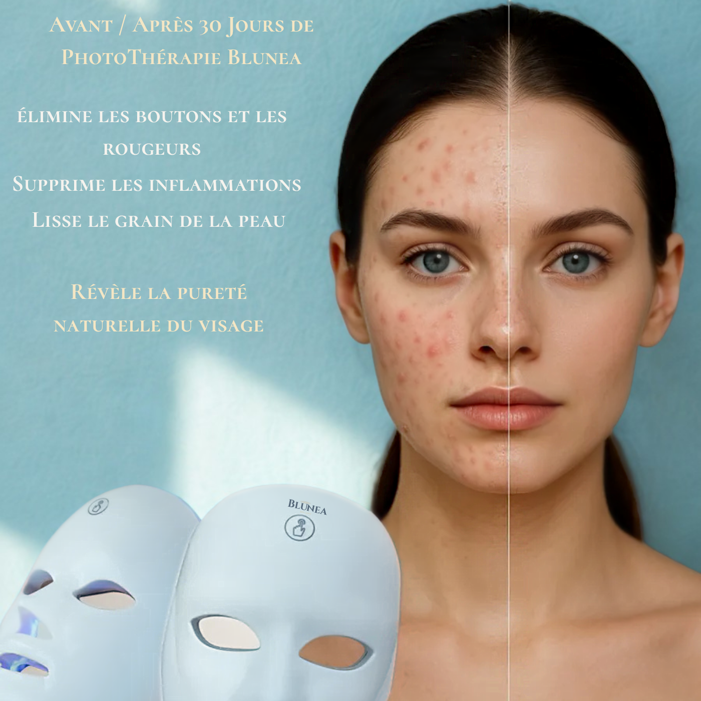 Masque Led Blunea